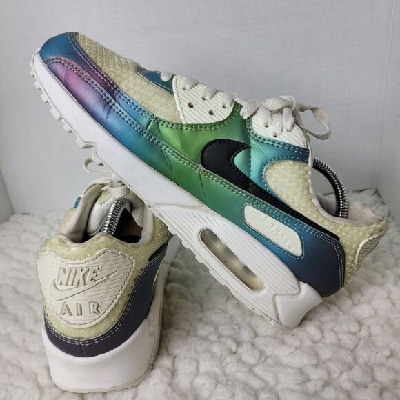 Nike Air Max 90 20 "Bubble Pack" Sneaker Men's Size 9.5 Multicolor CT5066-100 Go - Picture 7 of 8